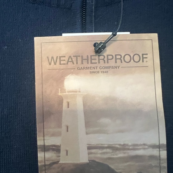 NWT Weatherproof 1/4 Zip PulloverNavy Blue Mens Sweater size XL - Picture 6 of 13